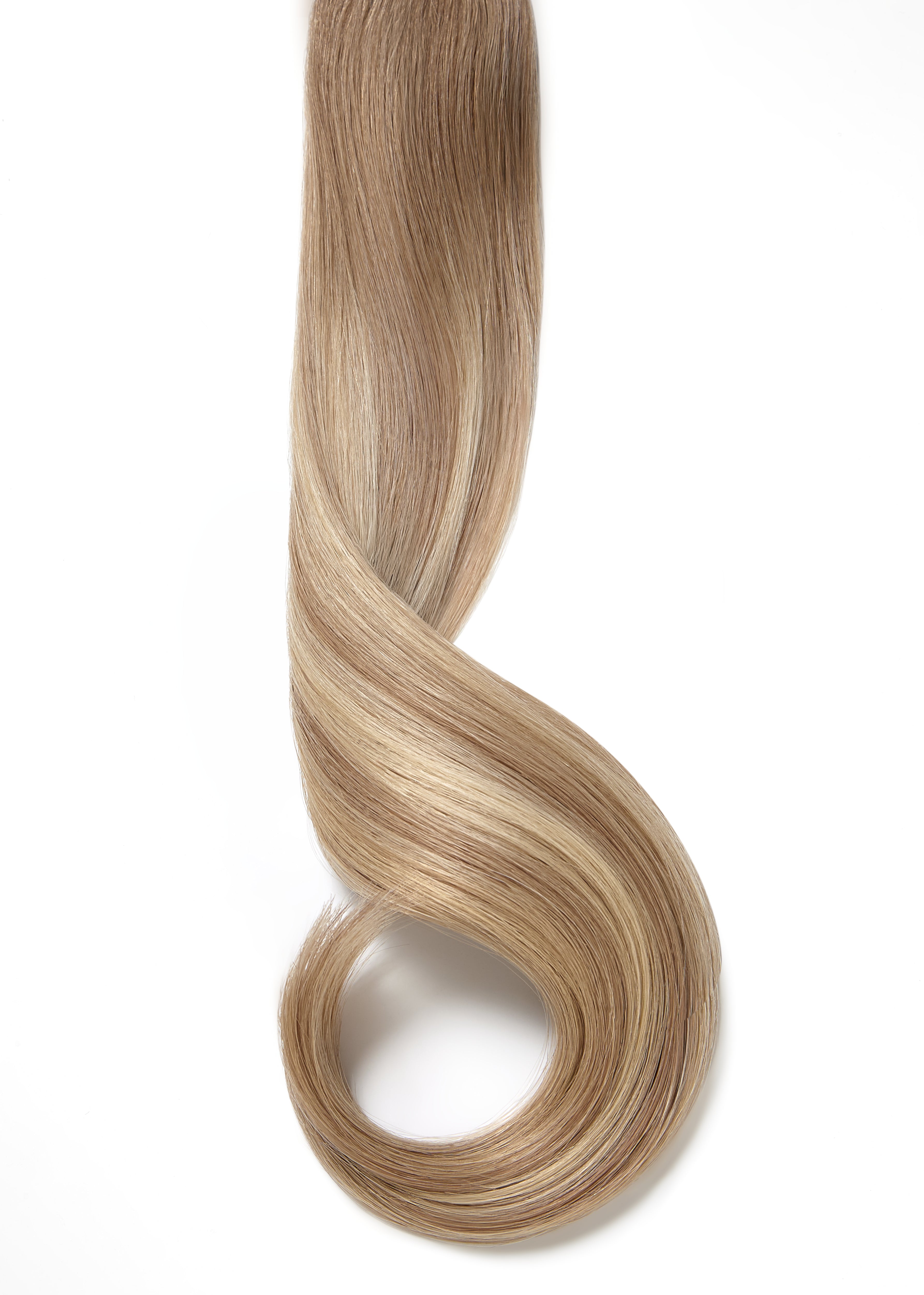 NINFAS GOLD LINE: #22A ROOTED Natural Warm Beige Blonde/Lightest Blonde Platinum Remy Tape In